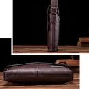 OSKA Men's Shoulder Bag Crossbody Pu Leather - Black