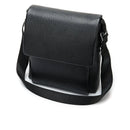 OSKA Men's Shoulder Postman Top Genuine Leather Bags Black - Makeup Warehouse Australia 
