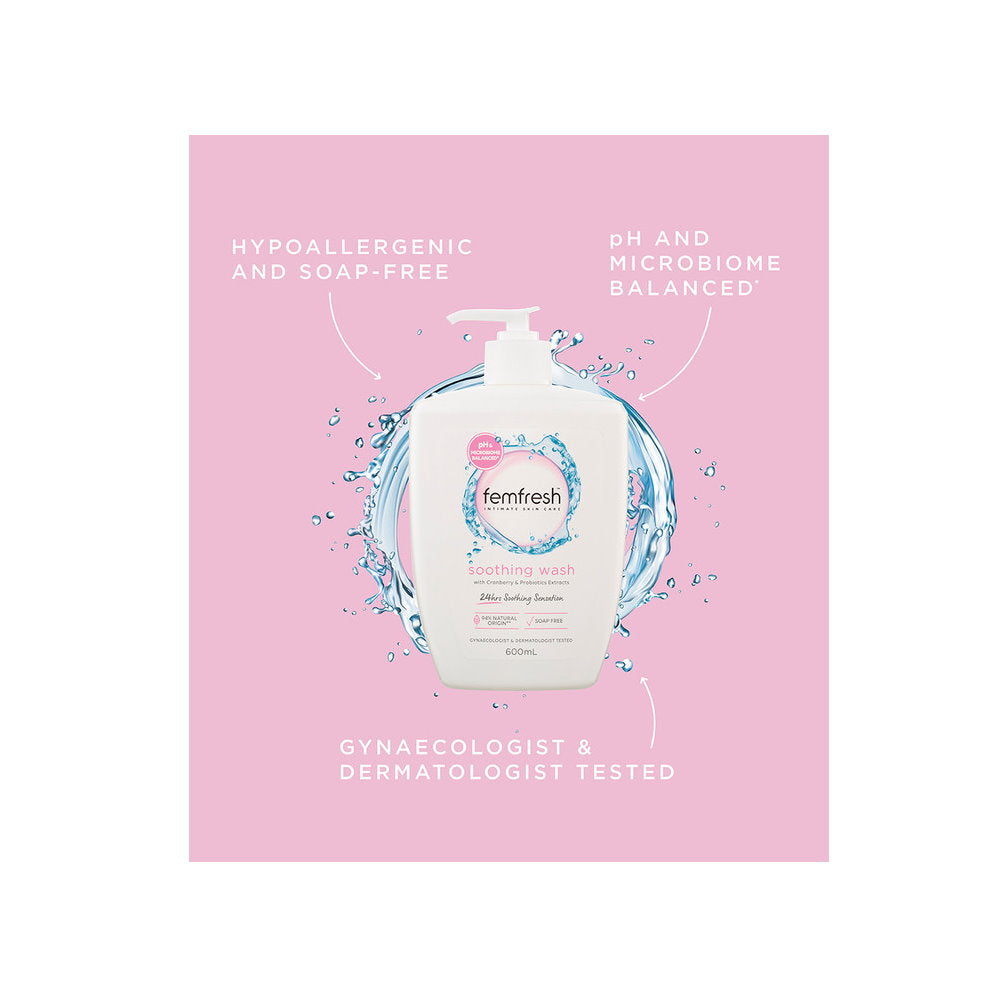Shop Online Femfresh Soothing Wash with Cranberry and Probiotics