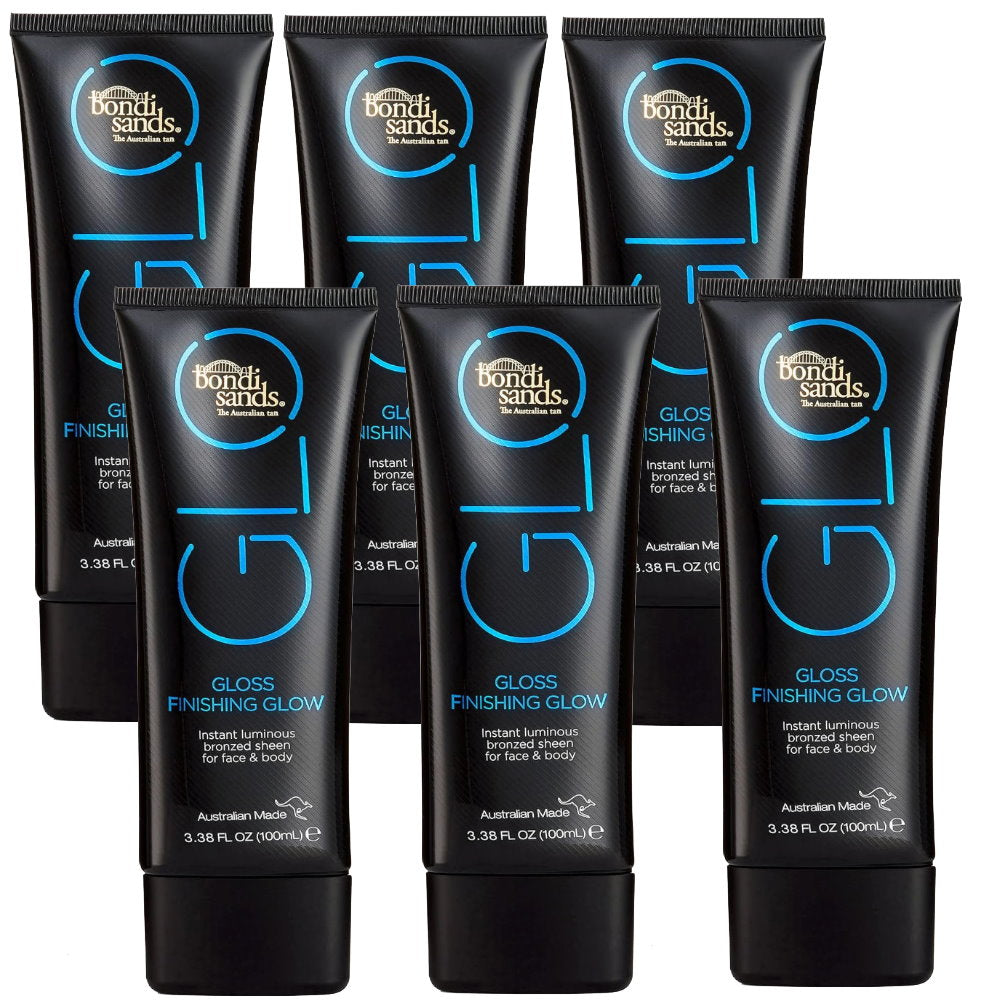 Buy 6pk Bondi Sands GLO Gloss Finishing Glow 100mL Makeup Warehouse