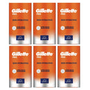6x Gillette Pro Skin Hydrating After Shave Moisturiser Men's 50ml with SPF15 EXPIRY 08/2024