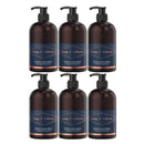 6 x King C Gillette Beard and Face Wash Men's 350ml