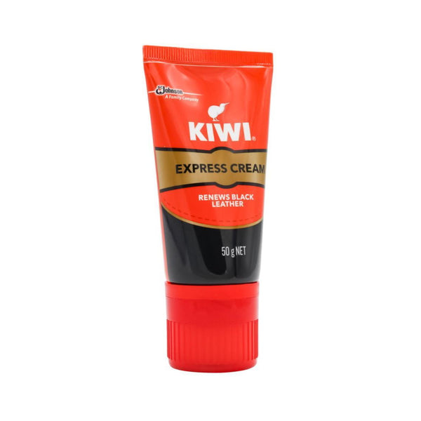 Kiwi Express Cream Renews Black Leather 50g