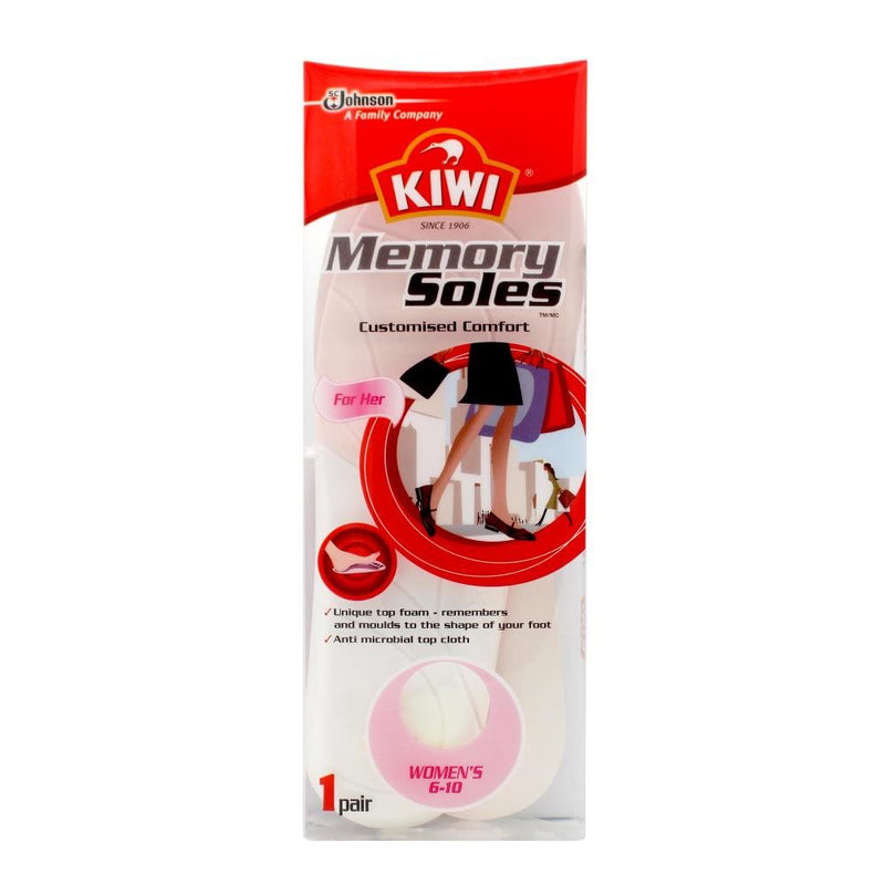 4 x Kiwi Memory Soles Customised Comfort For Her Women's 6-10 1 pair