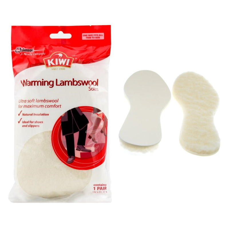 6x Kiwi Warming Lambswool Soles 1 Pair - One Size Fits All Trim to Size