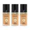 3x Max Factor Face Finity All Day Flawless 3 in 1 Foundation 87 Warm Caramel 30mL