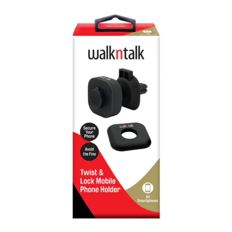 3x Walk N Talk Twist and Lock Mobile Phone Holder
