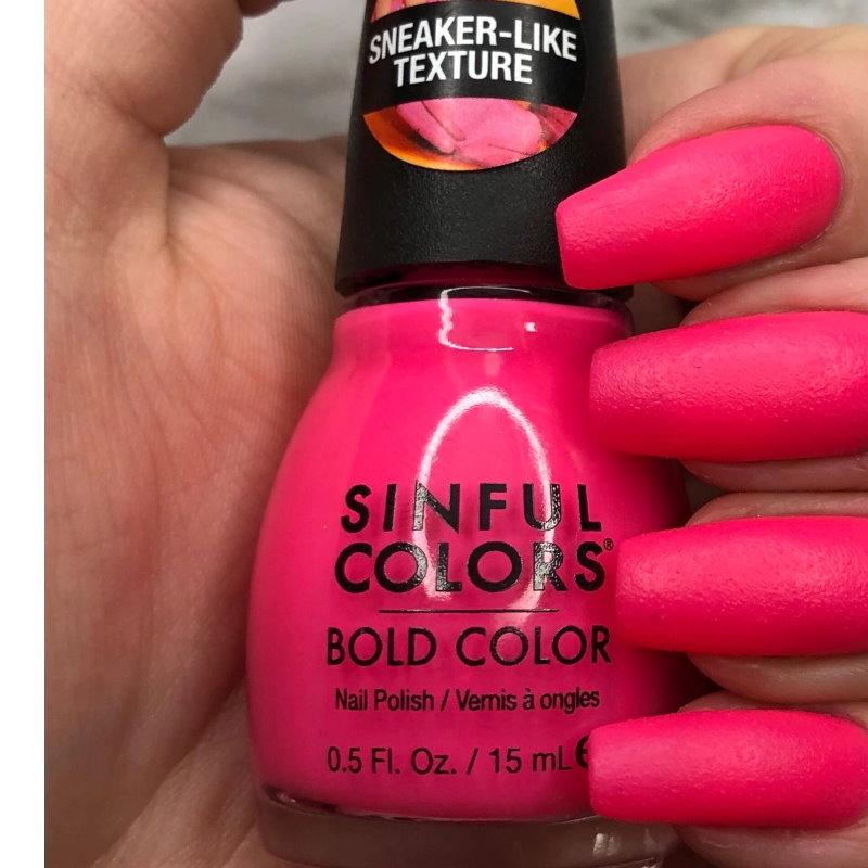 Sinful Colours Bold Colour Texture Nail Polish 2680 Fit Chick