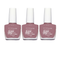 3x Maybelline SuperStay 7 Days Gel Nail Colour Polish 130 Rose Poudre