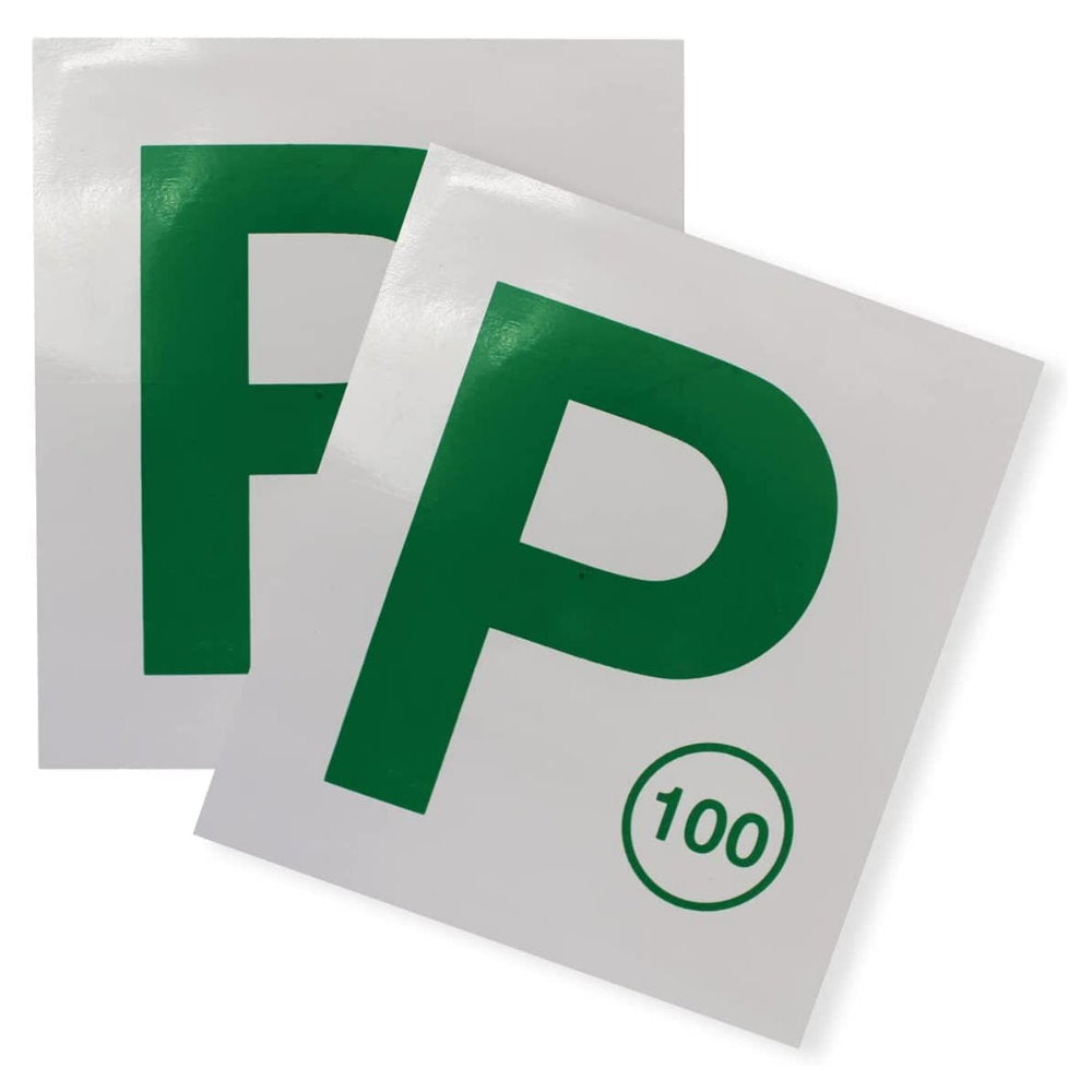 Buy Now 2pk Car Plates Green P Plate Makeup Warehouse Australia