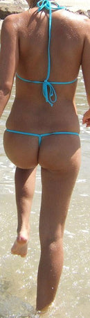 LEMON SEE THRU MINI GString Bikini Bottom *** SEXY POOL BEACH HOLIDAY BIKINI ***