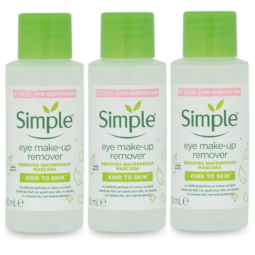 Shop Now Simple Eye MakeUp Remover Kind To Eyes 50mL Makeup