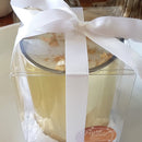 Rosy Gold Double Scented Candles Large Gold - Japanese Honeysuckle