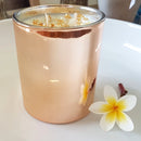 Rosy Gold Double Scented Candles Large Rose Gold, Lemongrass & Persian Lime