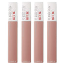 Buy 4pk Maybelline SuperStay Matte Ink Liquid Lipstick 05 Loyalist Nude - Makeup Warehouse Australia 