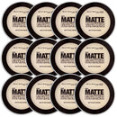 12x Maybelline Matte Maker Mattifying Pressed Powder 16g 10 Classic Ivory