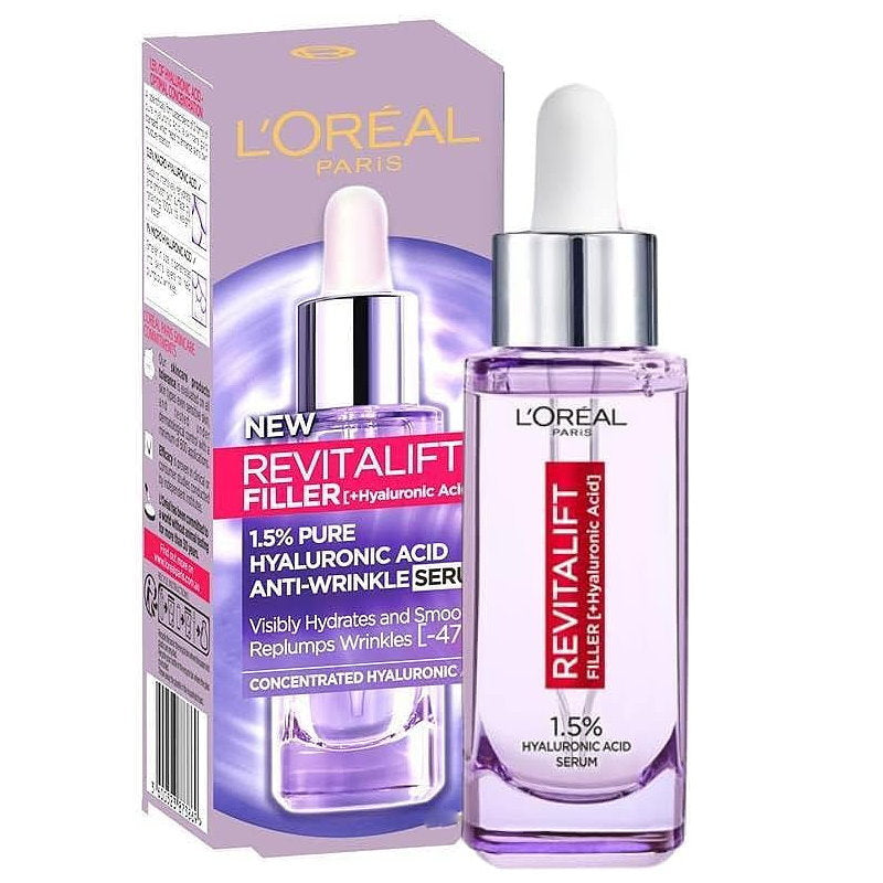Loreal Revitalift Filler Hyaluronic Acid Anti Wrinkle Serum 15mL - Makeup Warehouse Australia