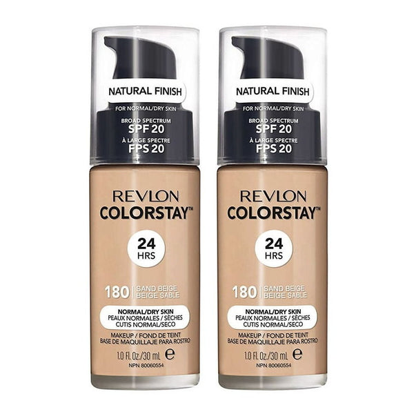 2 of 1 - Revlon ColorStay 24hrs Normal/Dry Skin Makeup 180 Sand Beige 30mL - Makeup Warehouse Australia