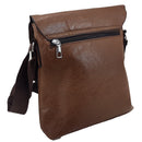 OSKA Men's Shoulder Bags Crossbody Pu Leather Tan / Light Brown - Makeup Warehouse Australia 