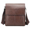 OSKA Men's Shoulder Bags Crossbody Pu Leather Brown - Makeup Warehouse Australia 