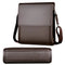 OSKA Men's Genuine Leather Shoulder Bag - Brown