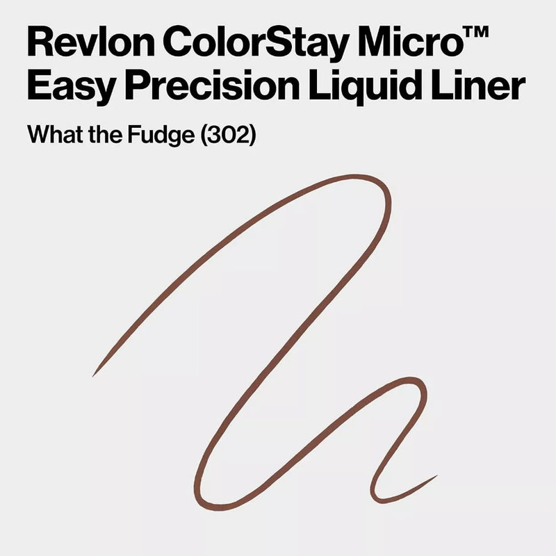 10x Revlon ColorStay Micro Easy Precision Liquid Eye Liner 1.7ml 302 What The Fudge