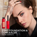 12x L'Oreal Paris Infallible Skin Ink 2 in 1 Foundation Concealer 15ml 140 Light Warm