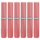 6x L'Oreal Paris Infallible Lacque Resistance Liquid Lipstick 4ml 600 Le Nu Rose