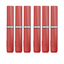 6x L'Oreal Paris Infallible Lacque Resistance Liquid Lipstick 4ml 635 Worth It Medium