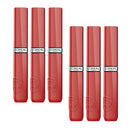 6x L'Oreal Paris Infallible Lacque Resistance Liquid Lipstick 4ml 635 Worth It Medium
