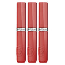 3x L'Oreal Paris Infallible Lacque Resistance Liquid Lipstick 4ml 635 Worth It Medium