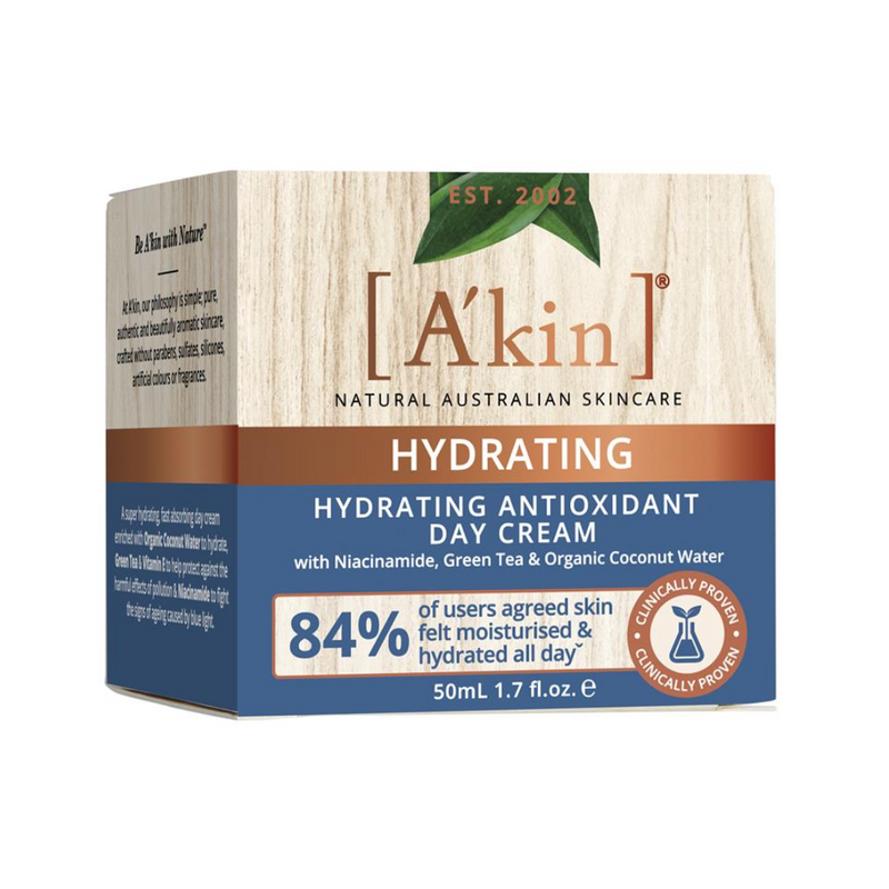 6x Akin Hydrating Antioxidant Day Cream 50ml