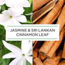 6x Air Wick Botanica Jasmine and Sri Lankan Cinnamon Leaf Candle 205g