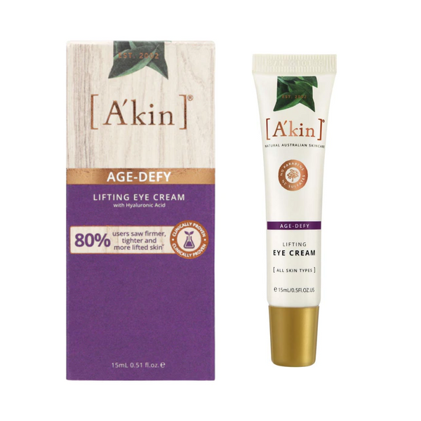 Akin Age Defy Lifting Eye Cream with Hyaluronic Acid 15ml