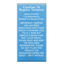 Carefree Organic Tampon Regular 16pk