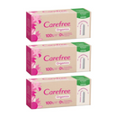 3x Carefree Organic Tampon Super 16pk