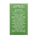6x Carefree Organic Tampon Super 16pk
