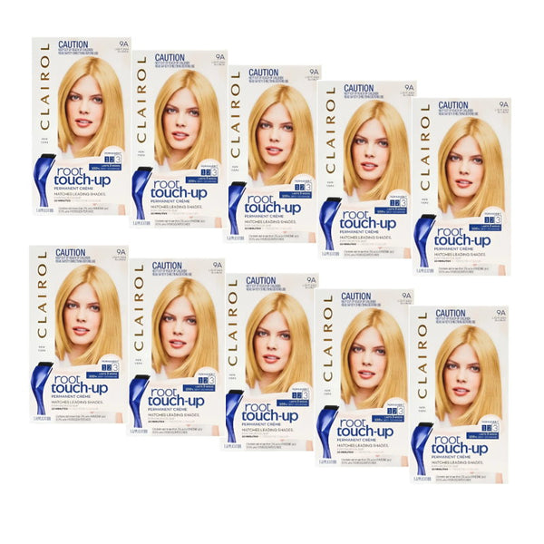 10x Clairol Nice N Easy Root Touch Up Permanent Hair Colour 9A Light Ash Blonde