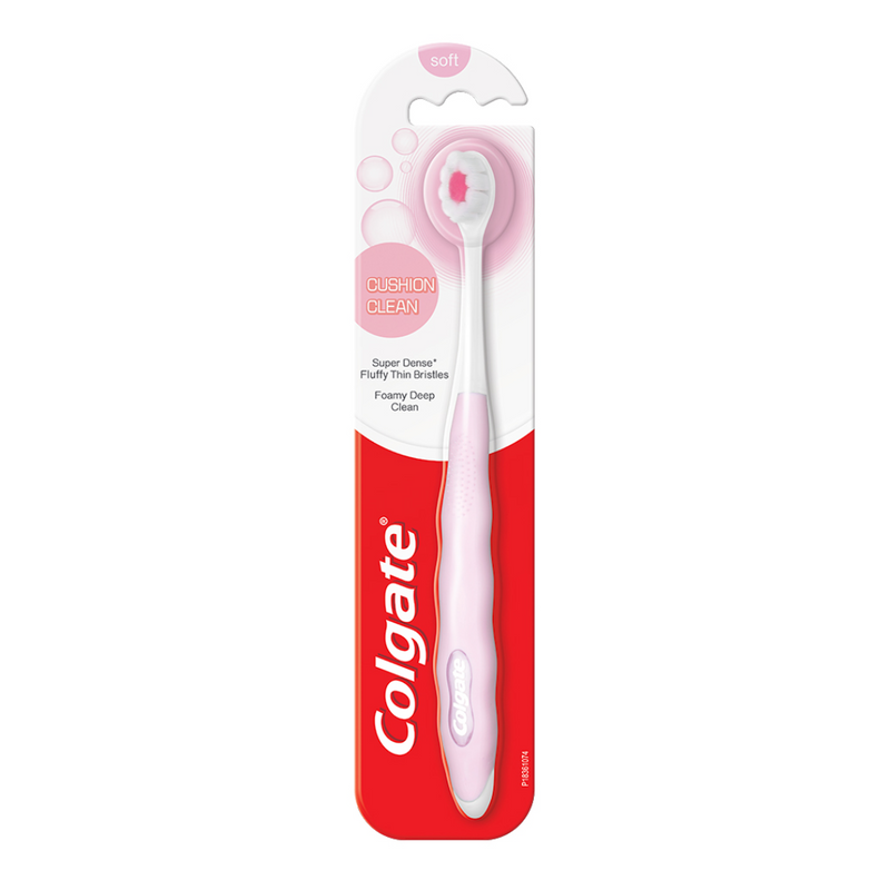 6x Colgate Cushion Clean Toothbrush Soft