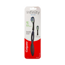 4x Colgate Infinity Deep Clean Aluminium Handle Toothbrush with 2 Replaceable Heads