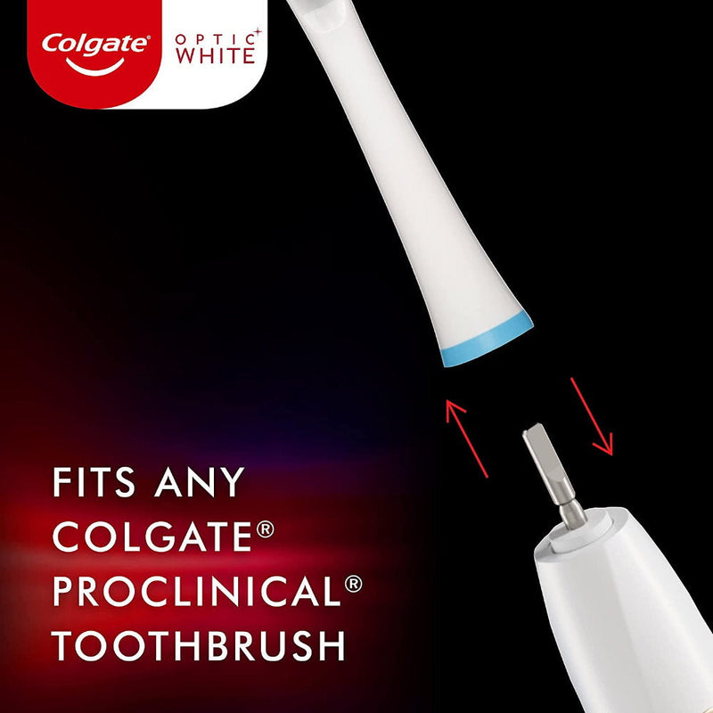 5x Colgate Optic White Pro Series 4 Replacement Brush Heads fit any Co