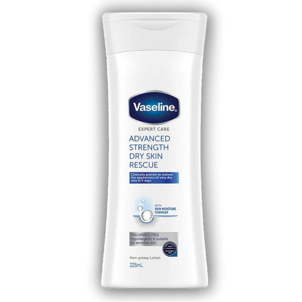 Vaseline Expert Care Advanced Strength Dry Skin Rescue Lotion Moisturiser 225ml