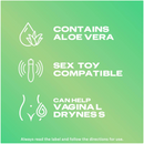 3x Durex 2 in 1 Aloe Vera Soothing Pleasure Lubricant 200ml