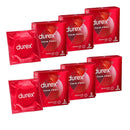 12x Durex Thin Feel Regular Fit Lubricated Condoms Pack of 3