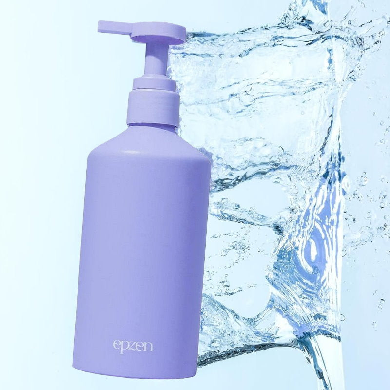 Epzen Body Wash Starter Pack Aluminium Bottle + 1 Refill Coconut Cream and Vanilla Bean