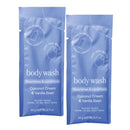 4x Epzen Body Wash Refill Pack Coconut Cream and Vanilla Bean 2 refills 2 x 20g sachets