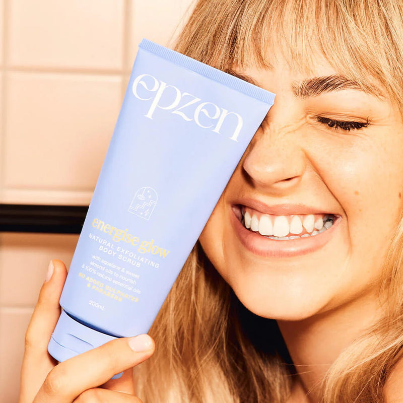 2x Epzen Energise Glow Natural Exfoliating Body Scrub 200ml