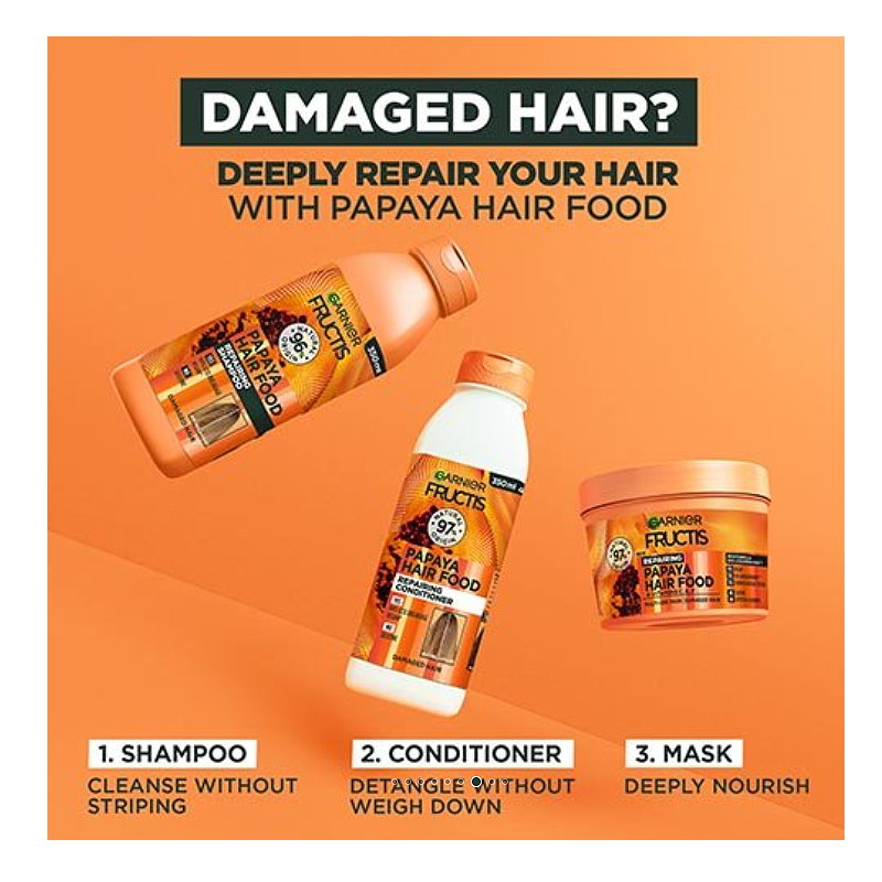 Garnier Fructis Hair Food Nourishing Papaya Shampoo For Dry Hair 350ml