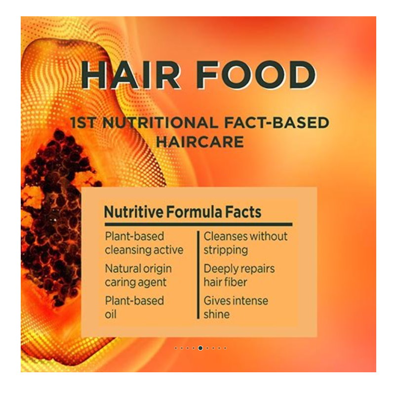 Garnier Fructis Hair Food Nourishing Papaya Shampoo For Dry Hair 350ml