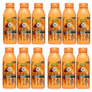 12x Garnier Fructis Hair Food Nourishing Papaya Shampoo For Dry Hair 350ml